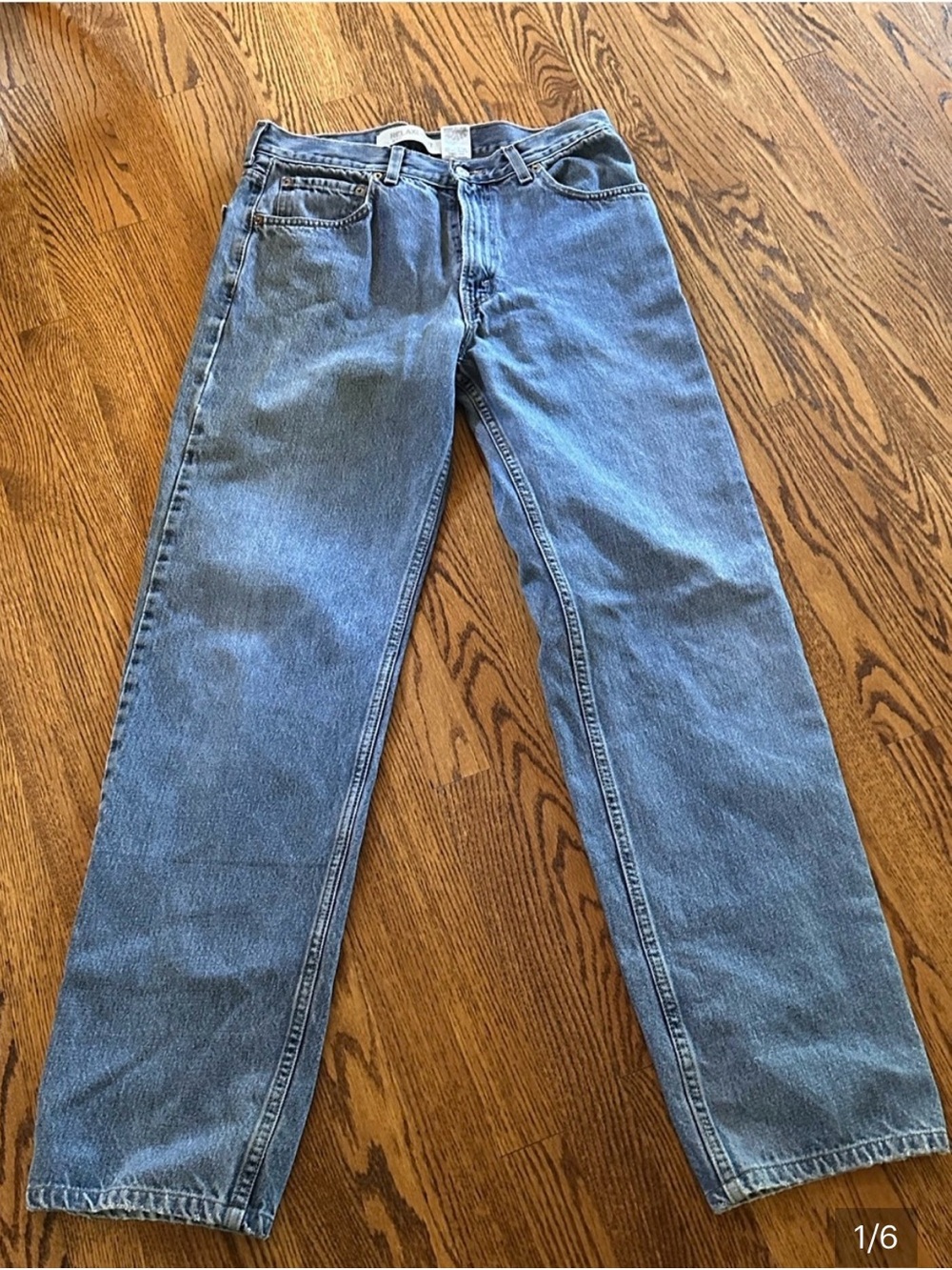 Levi’s 505 Classic Men's Blue Straight-Leg Jeans size 34